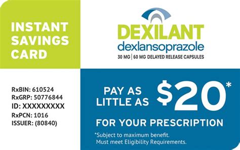 dexilant smart card canada|dexilant savings card takeda.